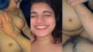 Sex with cute college girlfriend in hotel