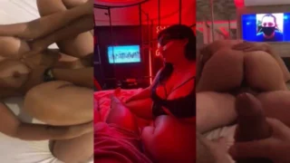 Threesome sex with office girl in OYO